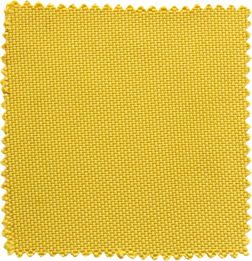 yellow fabric swatch samples isolated with clipping path for mockup